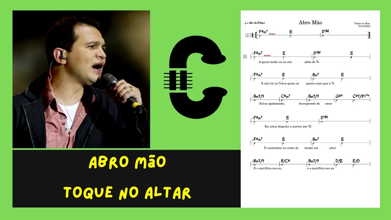 Abro Mão - Toque no altar