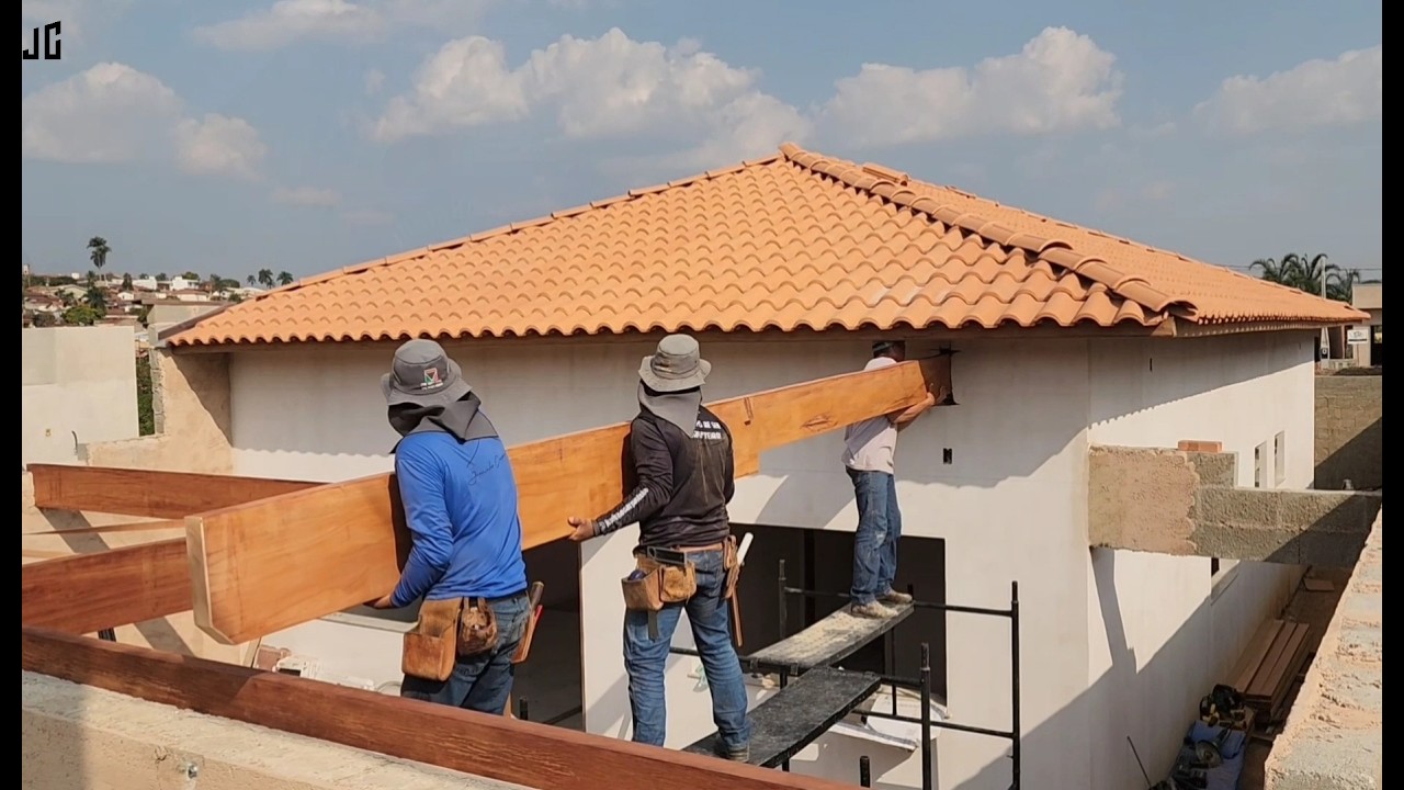 TELHADO COLONIAL SEM PILARES, SOLUÇÃO PERFEITA PARA SUA GARAGEM!!!