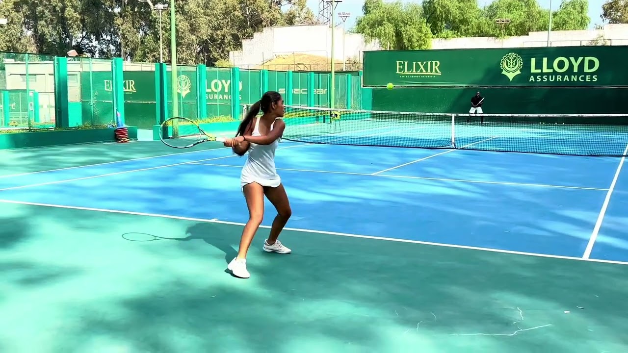 College Tennis Recruiting Video - Fall 2025 - Chahd Tourkhani ITF 438, UTR 8.82