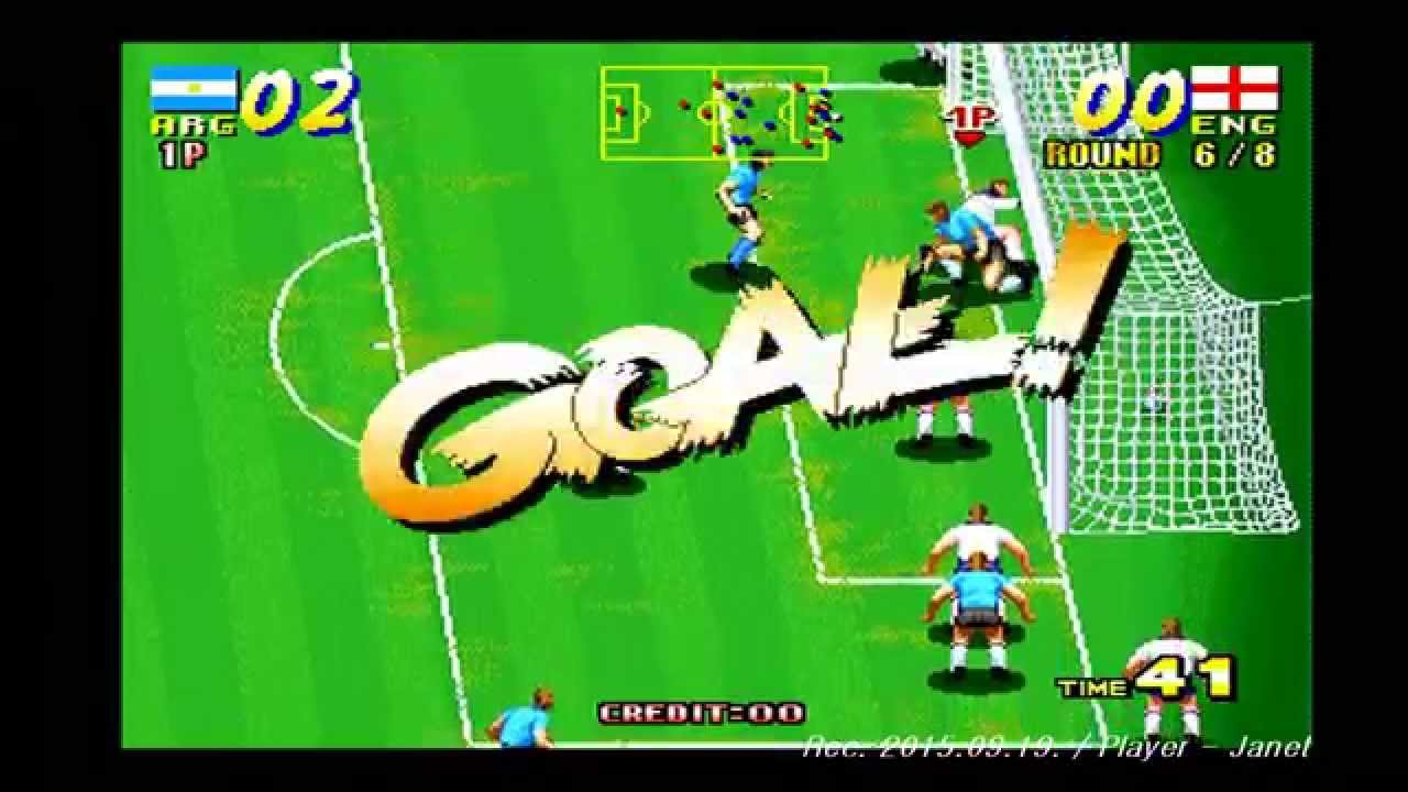 Seibu Cup Soccer 1CC - Team Argentina (Not MAME)
