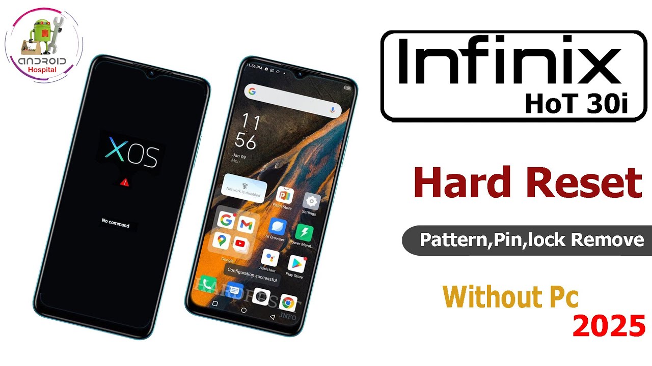 Without Pc Hot 30i Hard Reset | Infinix Hot 30i Unlock Pattern/Pin/Password || without pc 2026