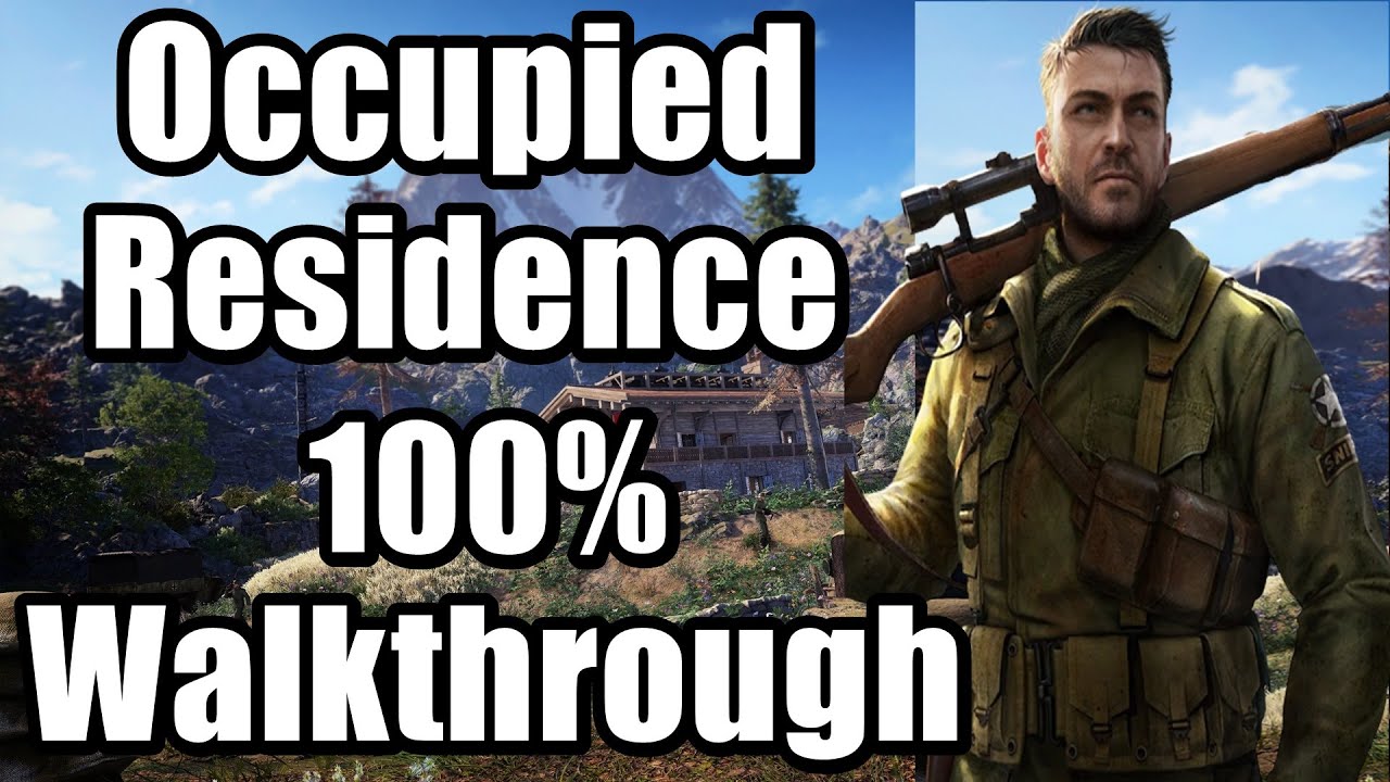Sniper Elite 5 Occupied Residence 100% Walkthrough (All Occupied Residence Collectibles Locations)