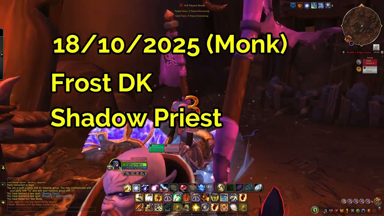 [11.0] Arena Skirmish 15/10/2025 to 25/10/2025