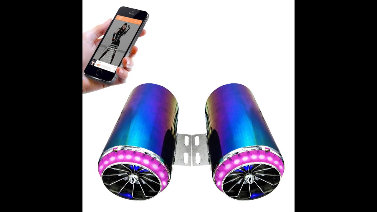 12v motorcycle electric car speaker battery car subwoofer simulation sound Bluetooth audio