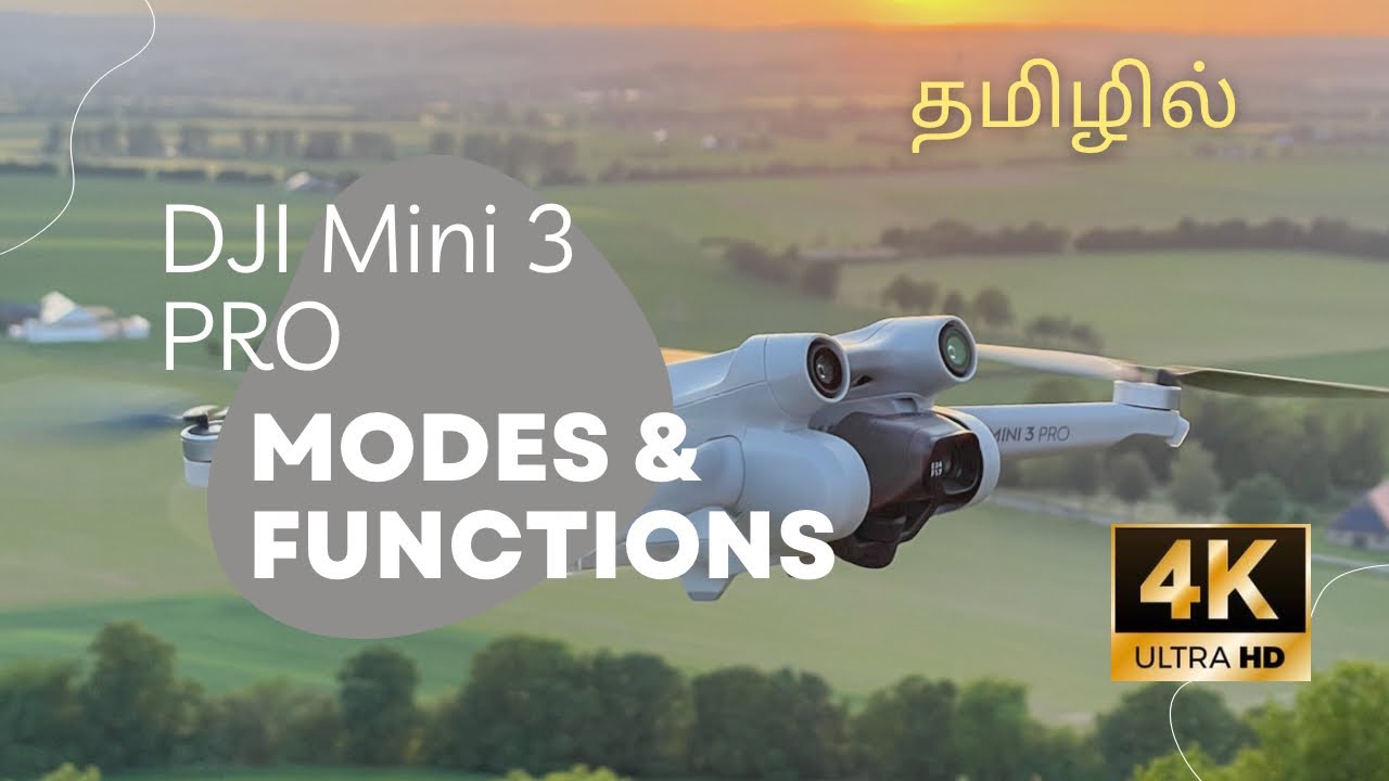 DJI MINI 3 Pro Walkthrough  - விவரங்கள், முறைகள், செயல்பாடுகள் #Irishtamil  #djimini3pro