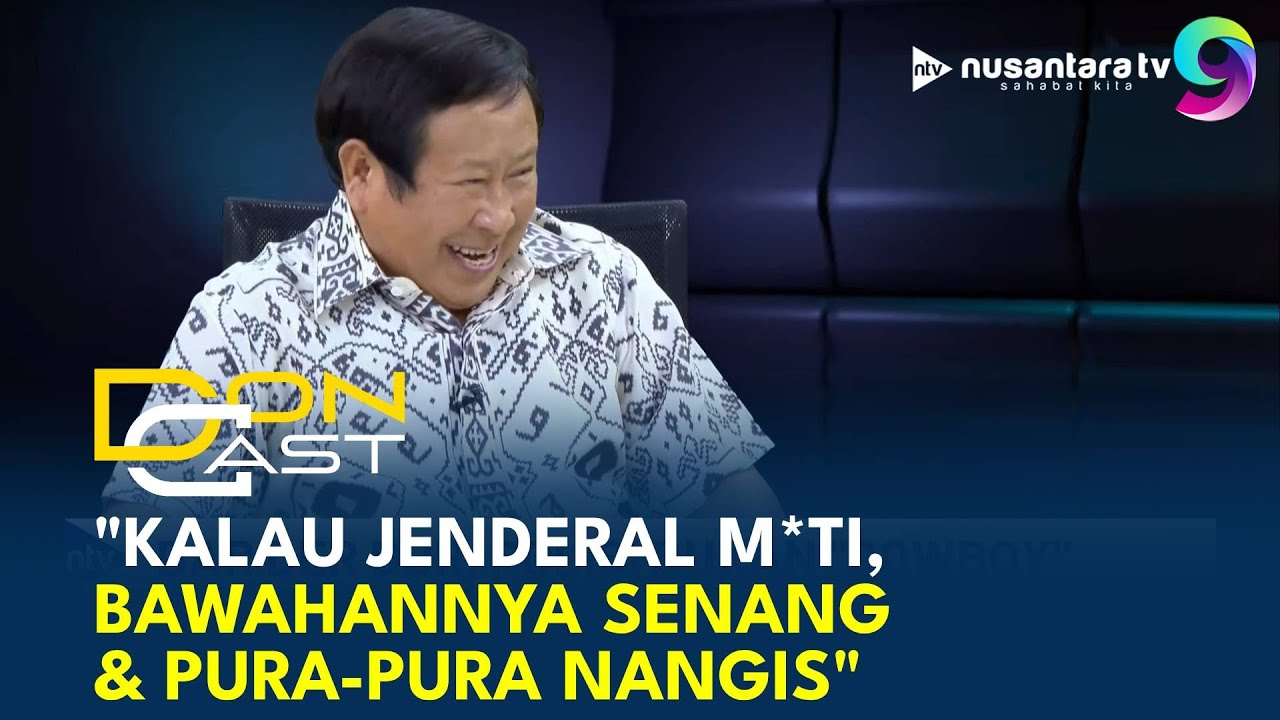Banyak Kasus Polisi dan Senpi, Susno Duadji: Menembak Saya Gak Ada Gunanya | DONCAST
