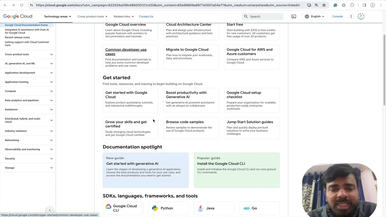 Google Cloud Documentation centralized portal