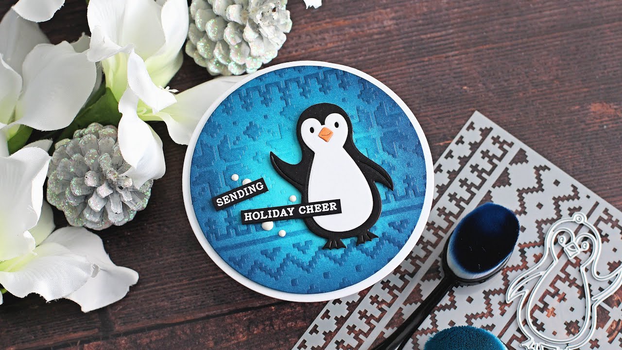 How to Enhance Stenciling by Embossing First