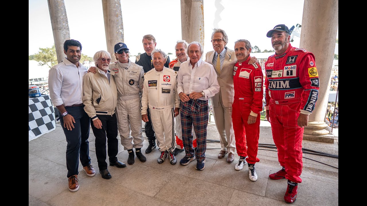 Goodwood FoS 2025 - F1 World Champions balcony moment