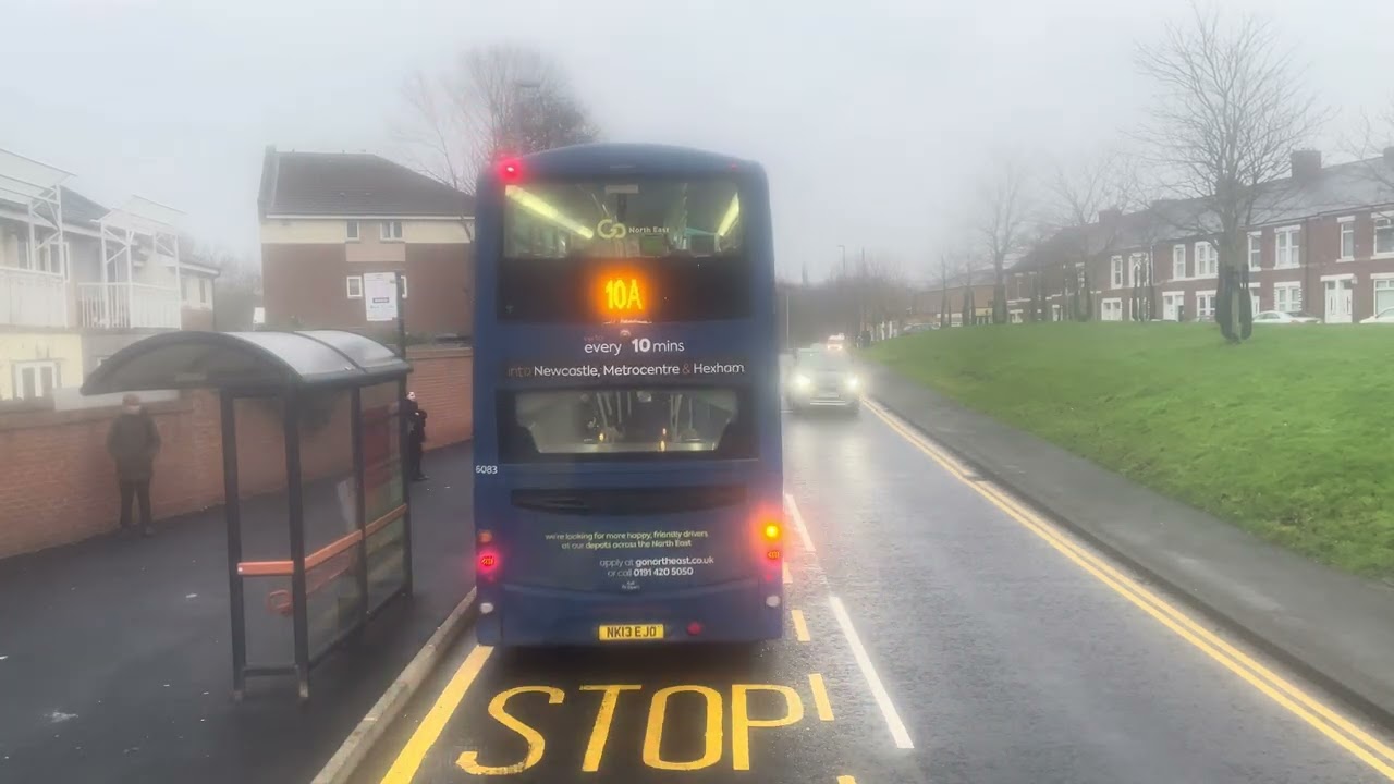 X66 Shuttle Double Decker Ride - Metro Centre - Gateshead Interchange Jan 2026)