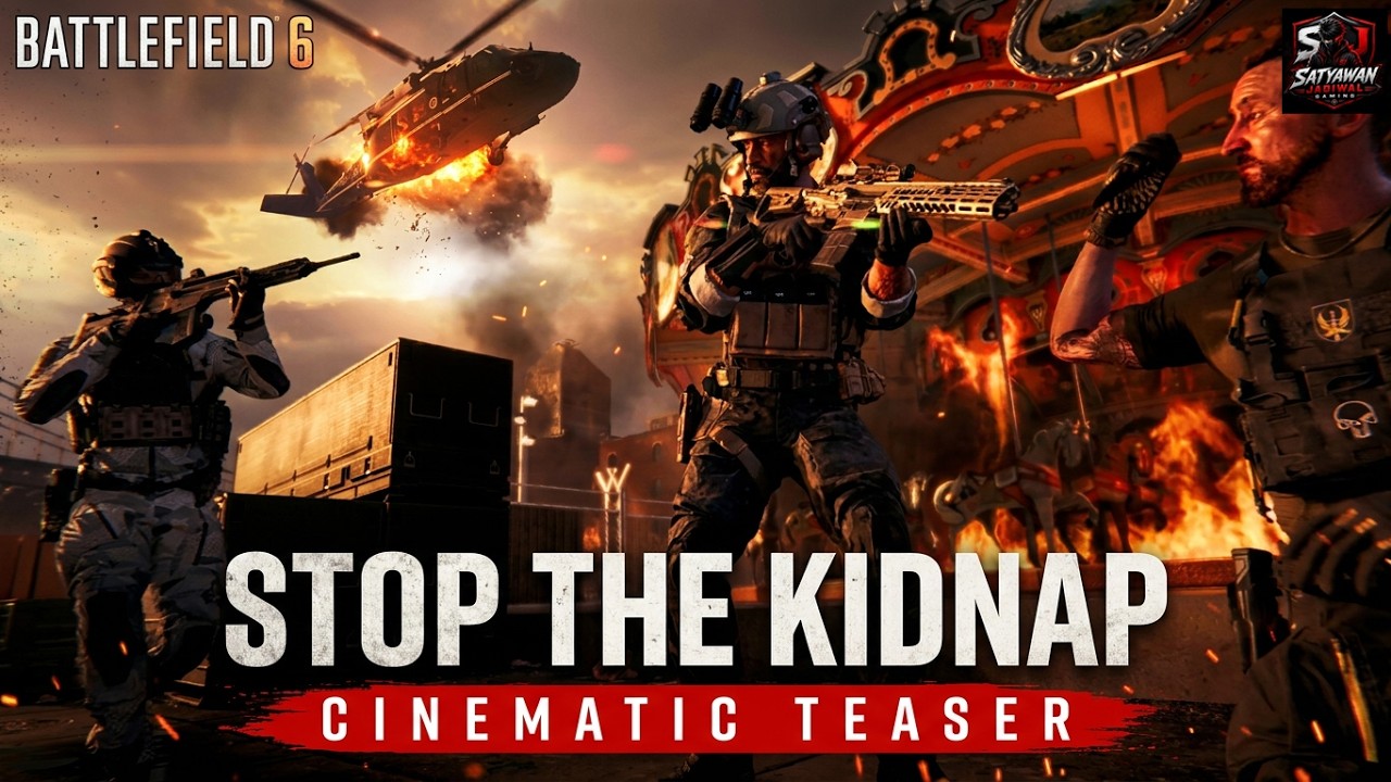 cinematic teaser Stop The Presidents Kidnaping BF6 2026 | Satyawan Jadiwal Gaming #battlefield6