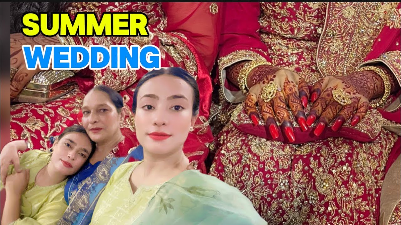 Barat Day|Garmi Say Howa Subka Bura Haal|Wedding Vlog 😍