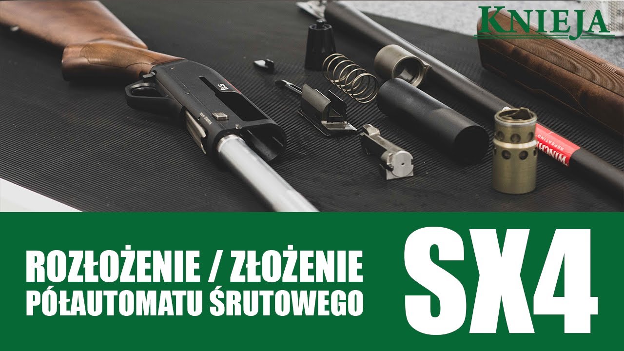 Rozłożenie i złożenie p&oacute;łautomatu śrutowego - Winchester SX4 - Poradnik Knieja