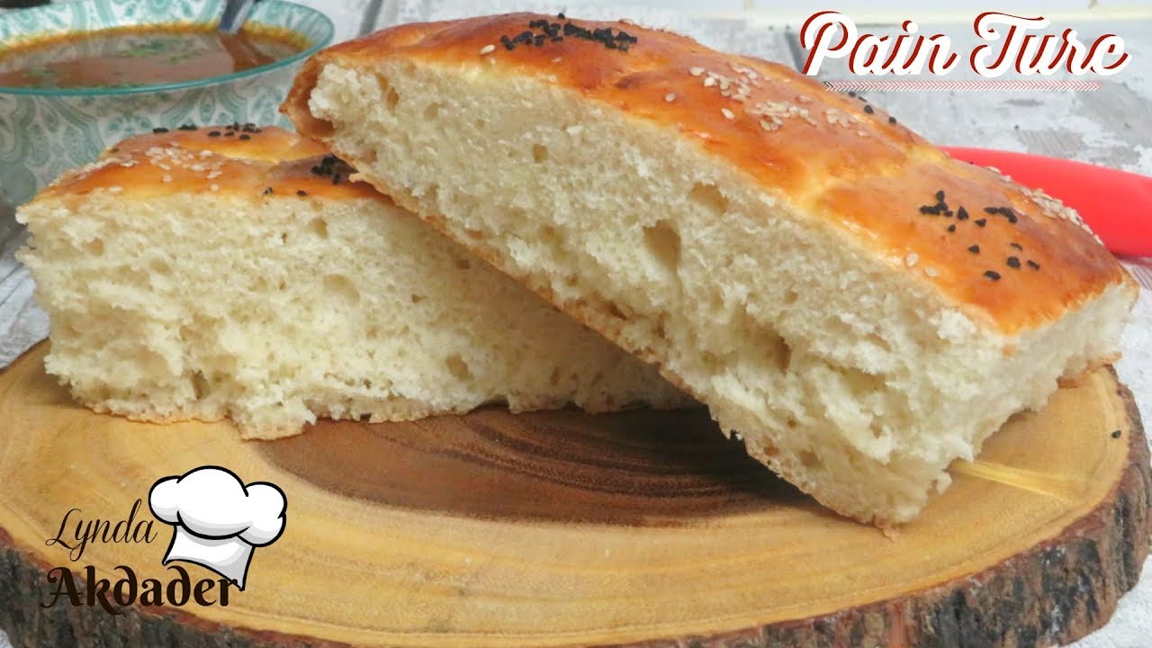 ** recette du pain turc facile ou le pain pide par Lynda akdader