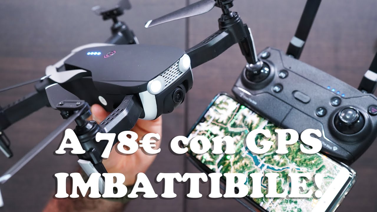 Questo DRONE da 78€ con GPS e TELECAMERA inclinabile li batte tutti! EACHINE E511S - Parte 1