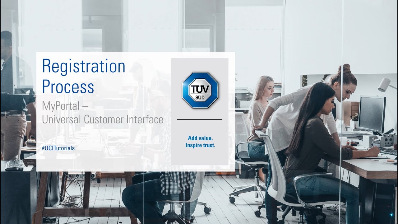 How to register for a Universal Customer Interface (UCI) account