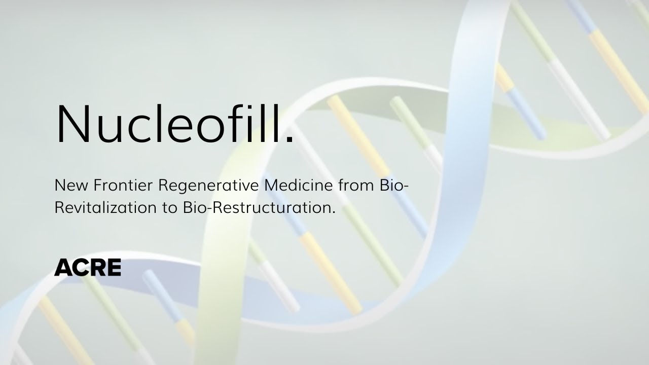 New Frontier Regenerative Medicine from Bio-Revitalization to Bio-Restructuration - Using Nucleofill