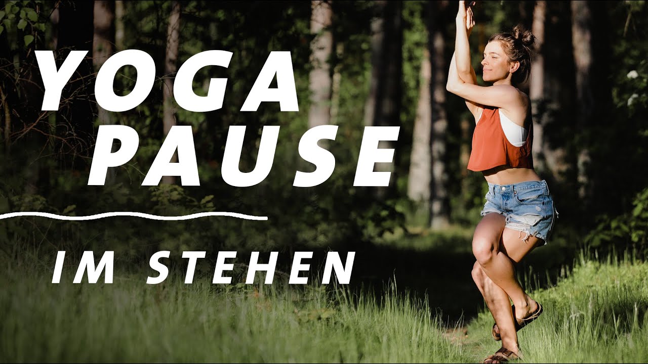 Yoga Pause im Stehen | Rücken mobilisieren & Verspannungen lösen | 10 Min. Office Break ohne Hände