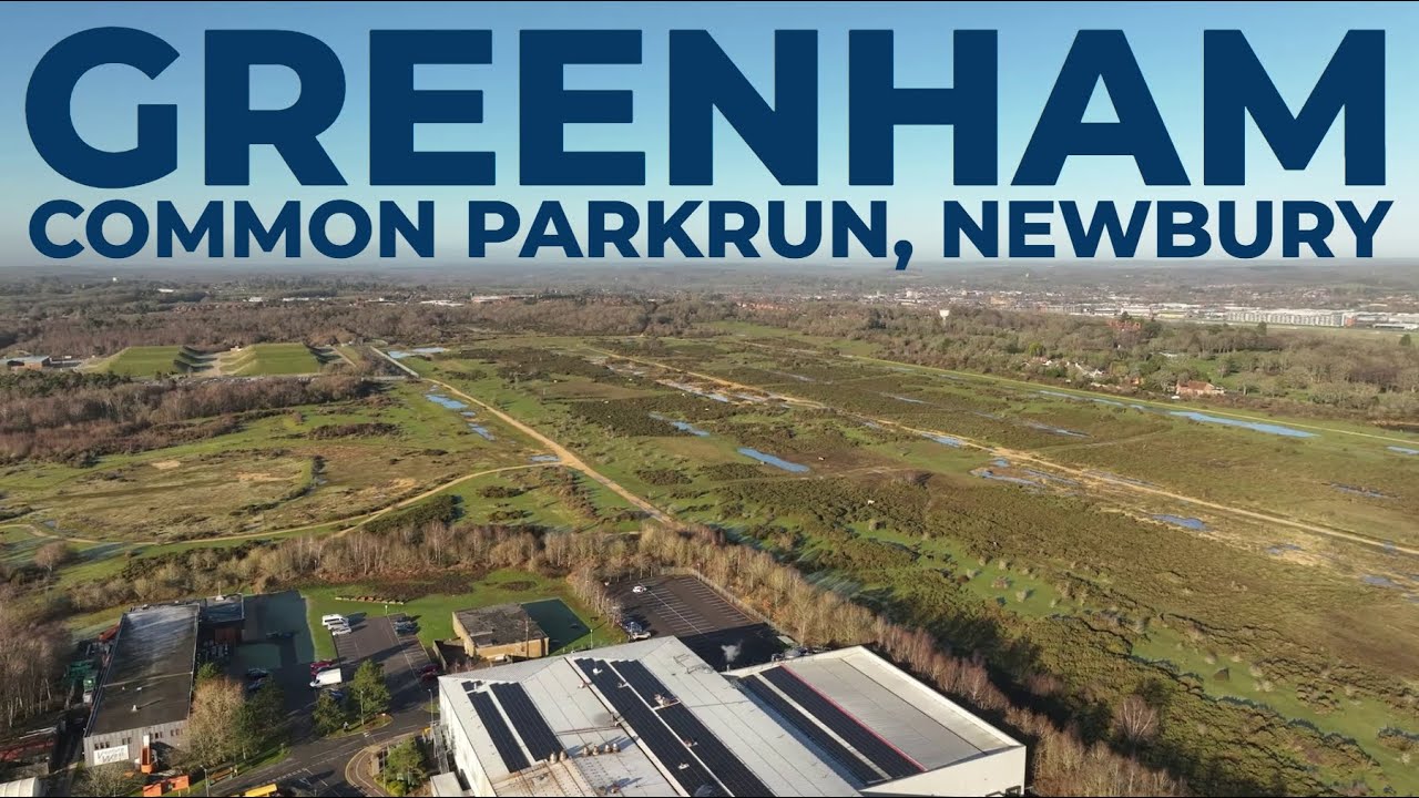 Greenham Common parkrun, Newbury #654 [4K Aerial]