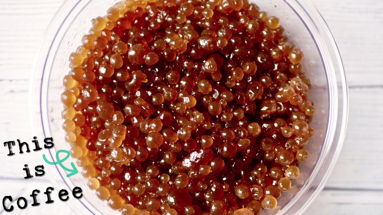 How to make Coffee Caviar | Molecular Gastronomy Style Espresso Bubbles