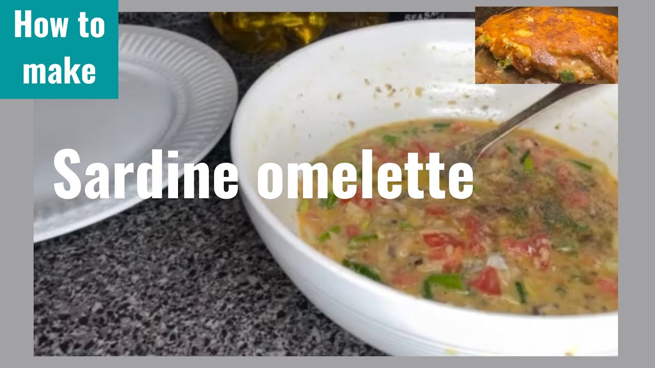 Sardine omelette