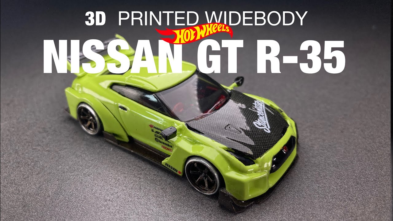 3D Printed Widebody for Hot Wheels