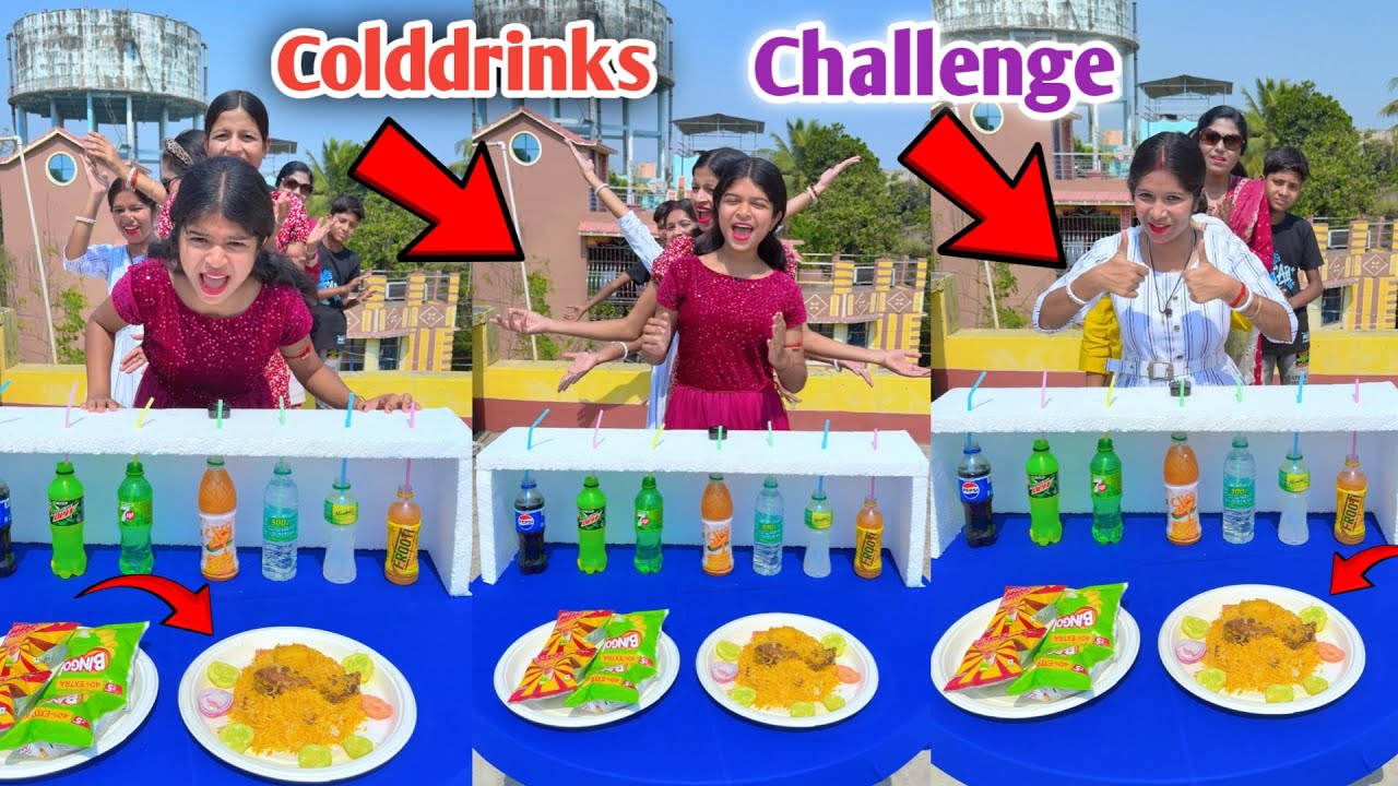 Test The Colddrink And Guess The Correct Colddrinks Name Get Full Plate Biriyani | বিরিয়ানি কে পাবে