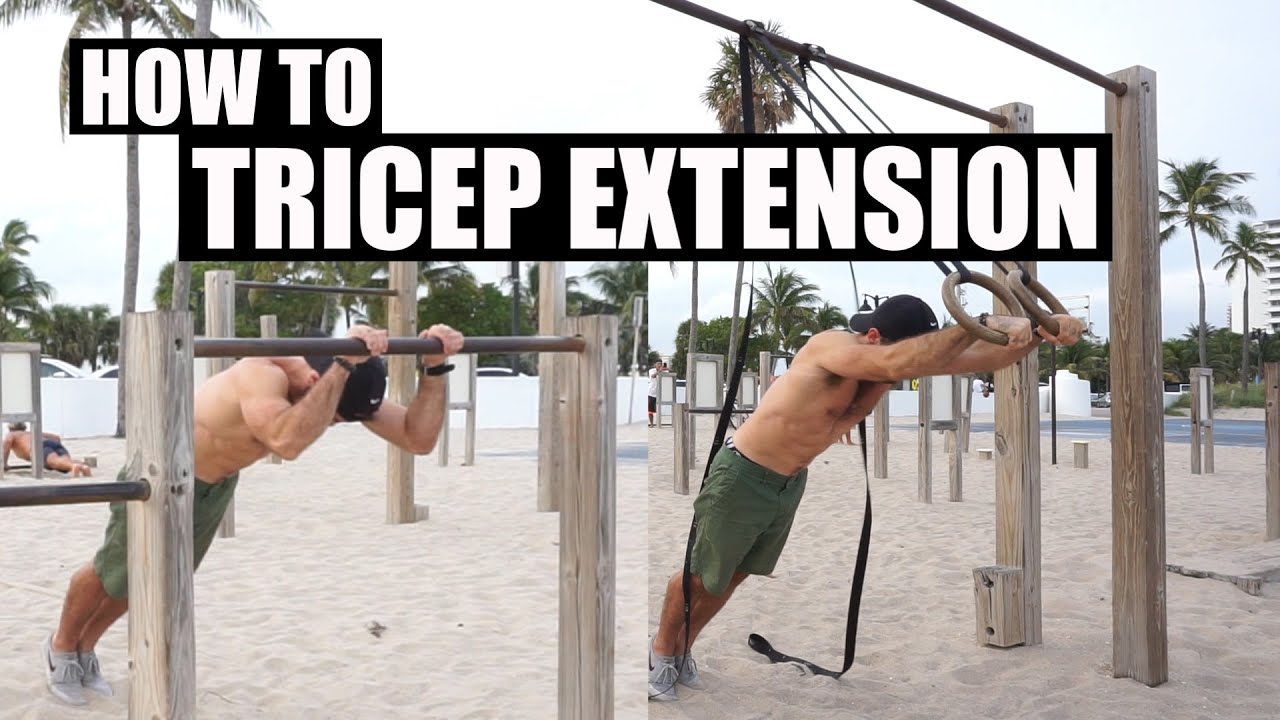How to Bodyweight Tricep Extension | Calisthenics Triceps