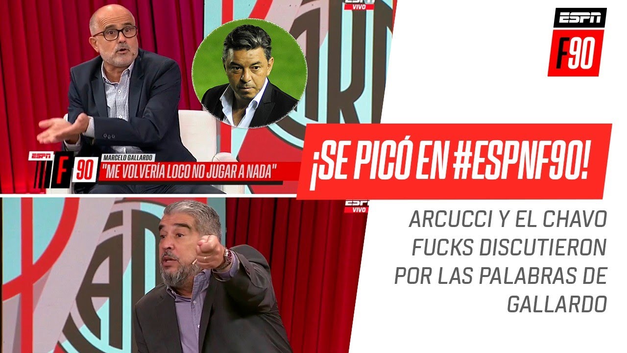 ¿#Gallardo es soberbio? PICANTE discusión entre #Arcucci y #Fucks en #ESPNF90