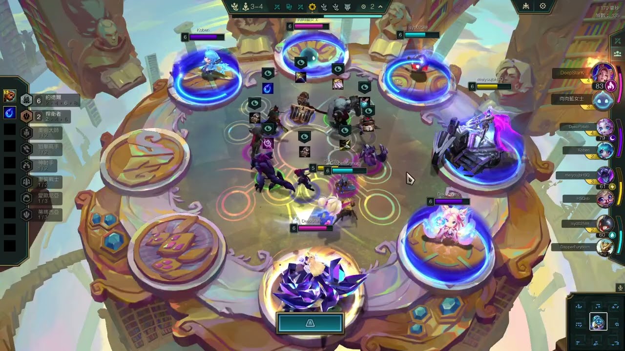 8 Yordle 3-star Tristana,Teemo.
