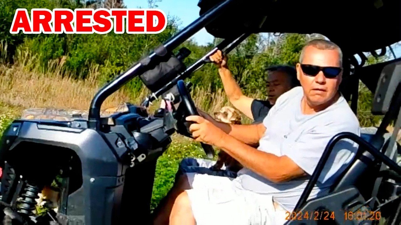 Insufferable Man Arrested - UTV on Water Management Property