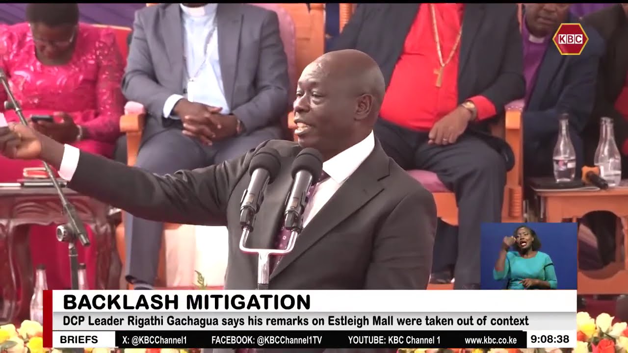 Rigathi Gachagua : My remarks on Eastleigh Mall were taken out of context