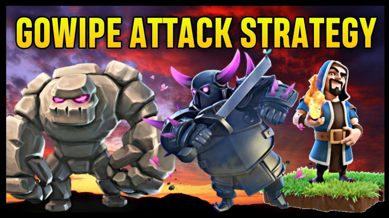 Th8 GoWiPe (Golem + Wizard + Pekka) War Attack Strategy | Part 5 | Clash of Clans