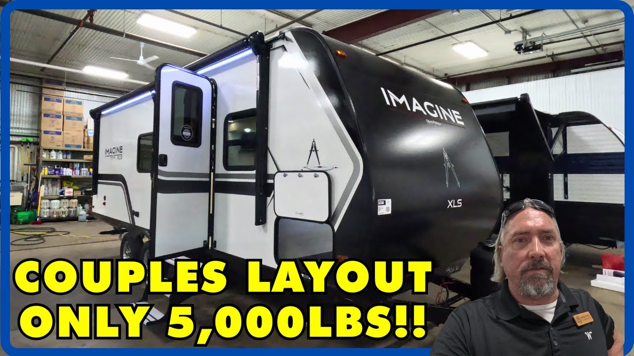 Perfect Couples Layout at 5,000lbs! 2025 Grand Design Imagine XLS 22MLE