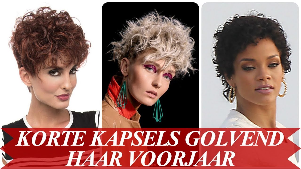 Mooie korte kapsels golvend haar voorjaar 2018