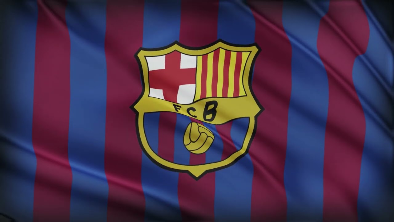 Barcelona Flag Waving | Barcelona Flag Background Video | Champions League | UEFA Barcelona