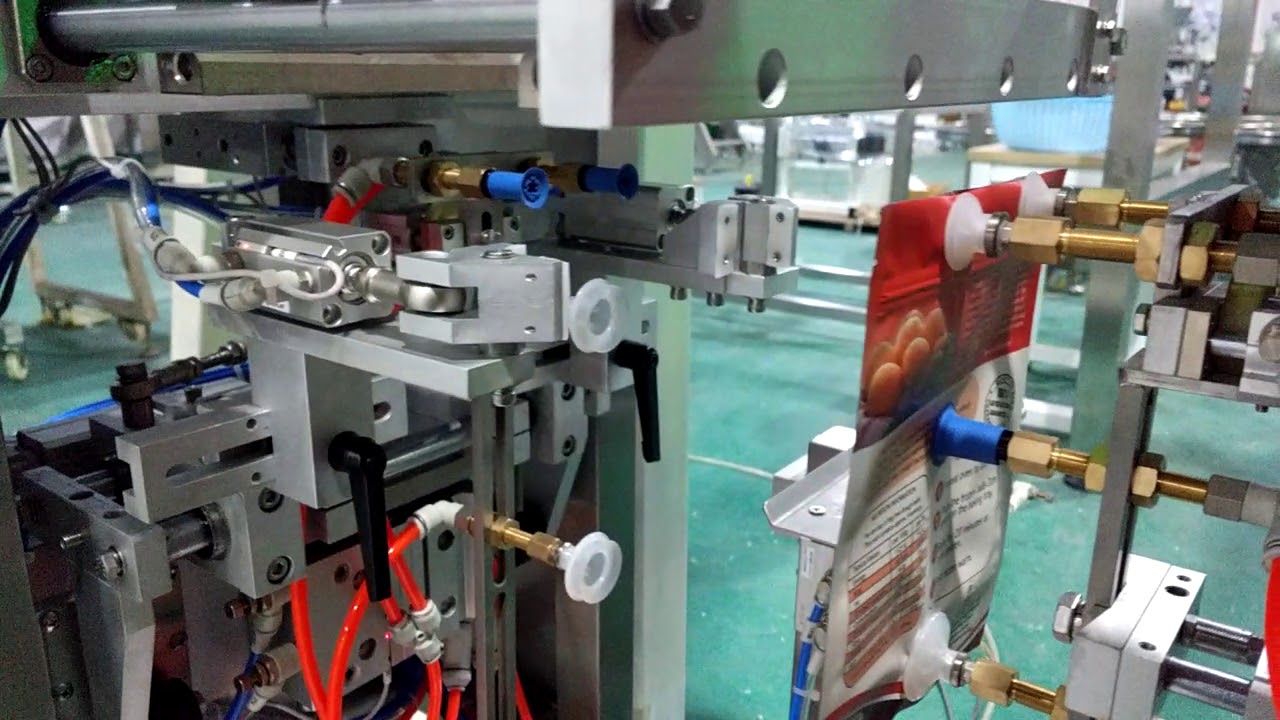Duplex single head weigher with Mini doypack pouch machine for meat balls