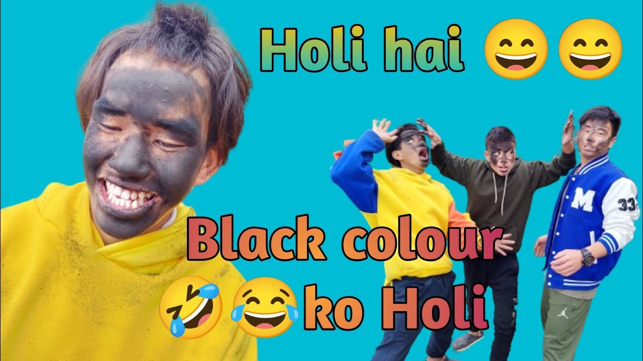 Black Holi 😂😂 Holi special||new comedy video||Rising boys entertainment..