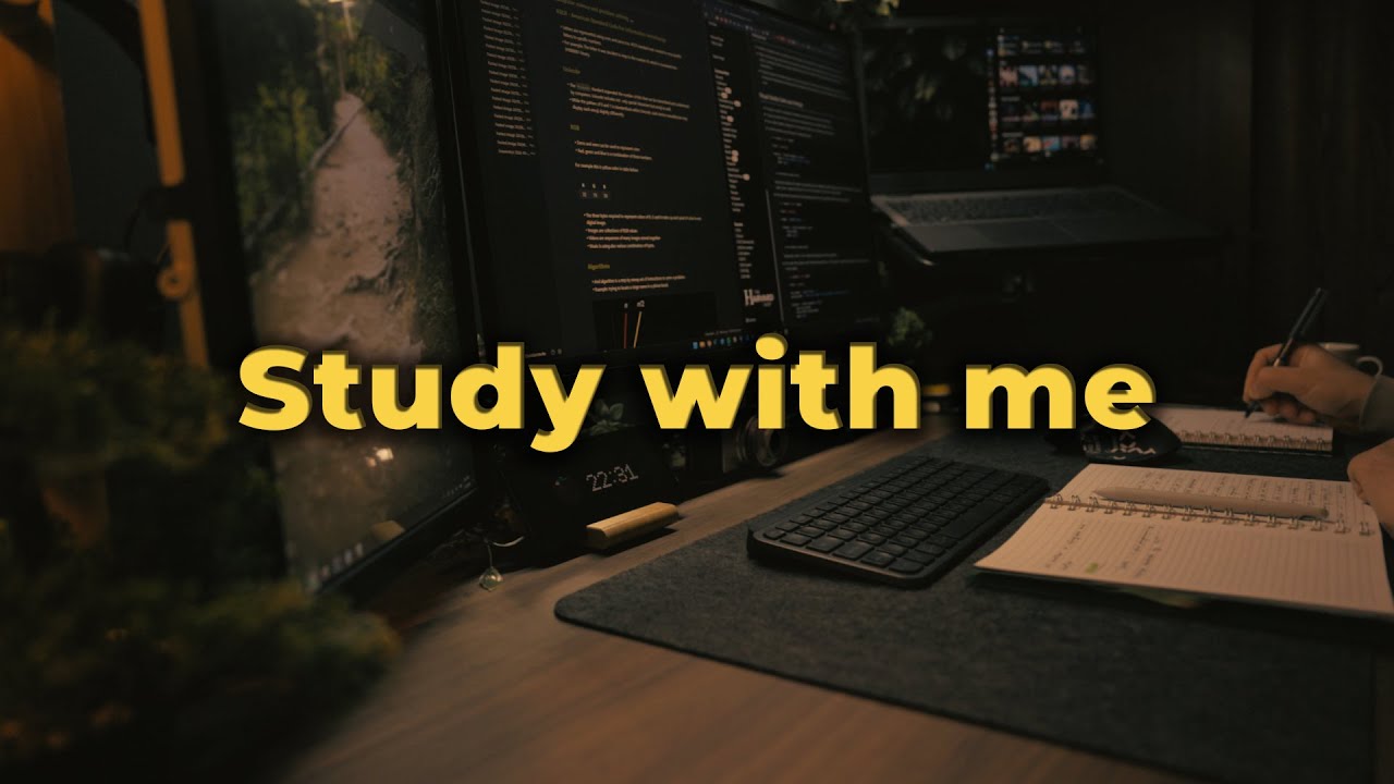 Study With Me 📚  2 Hour Pomodoro 25-5 ⏳☕ Chill Lofi and background bonfire 🔥