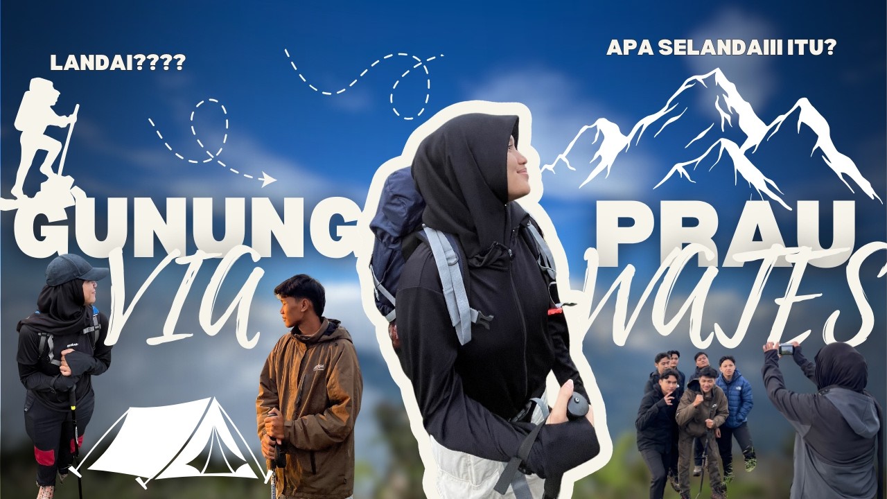 FIRST TIME NAIK GUNUNG PRAU VIA WATES 🏔️  SUNRISE TERINDAH SEUMUR HIDUP!😱😳