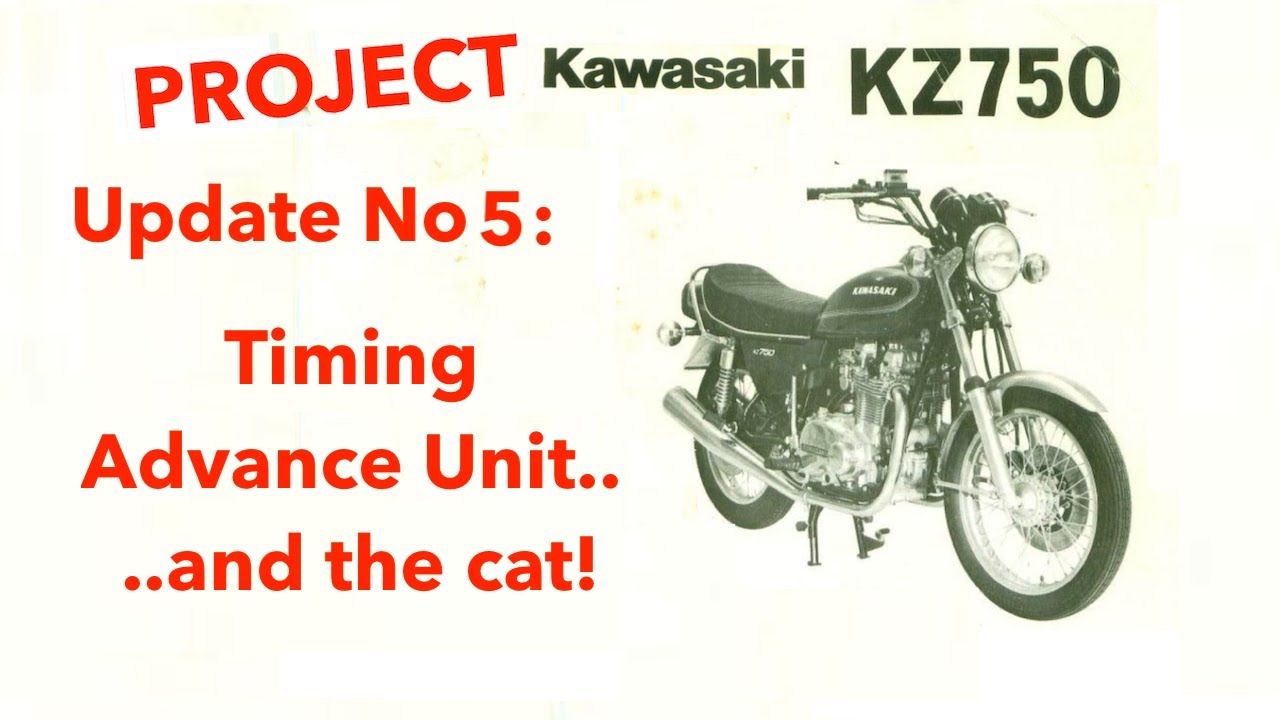 KZ750 Timing Advance Unit and the Cat
