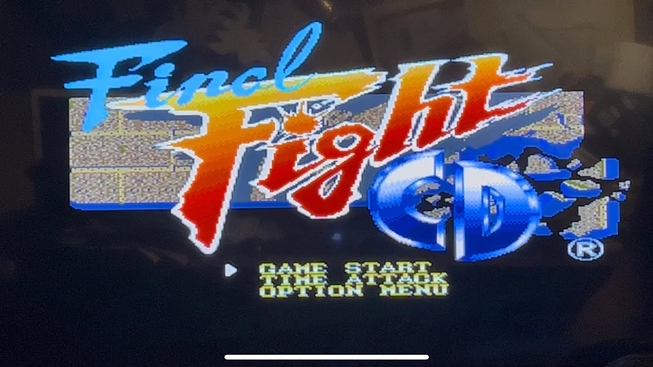 Final Fight CD Arcade - Mega CD Hack