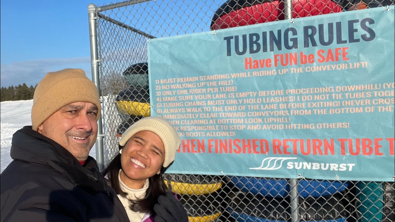 Filipinas 1st snow tubing 