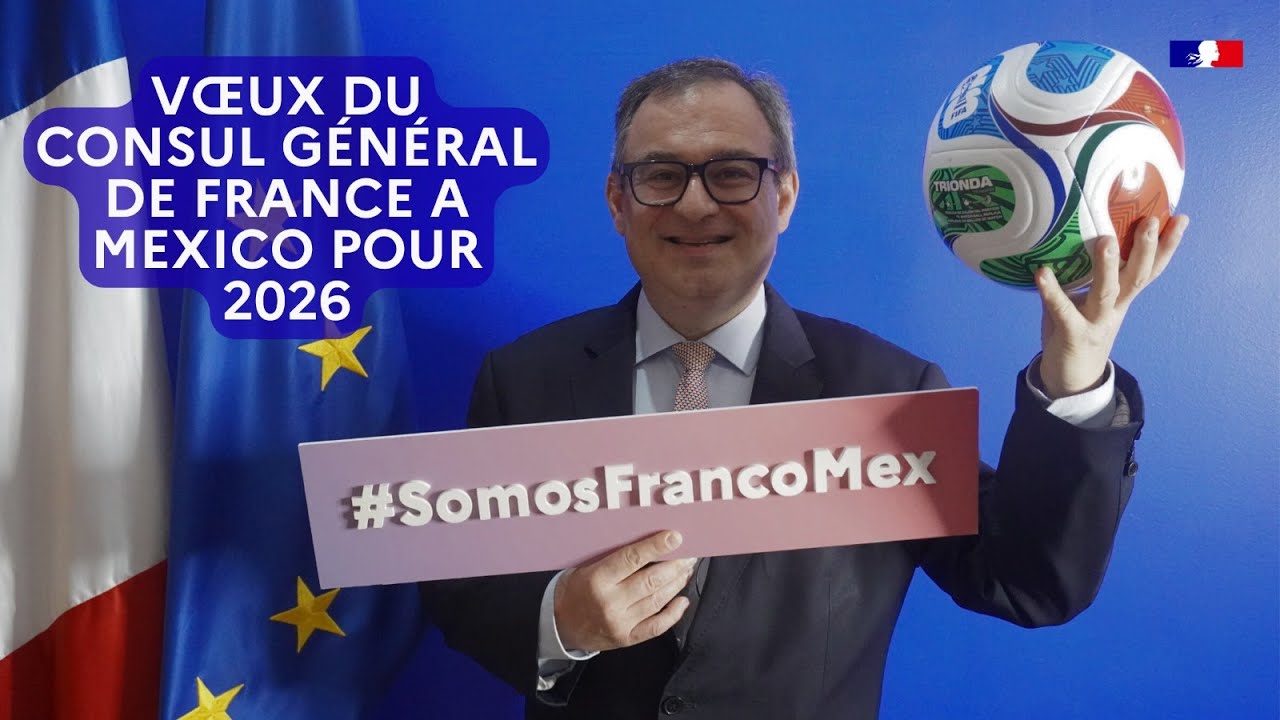 Vœux 2026 de M. Vincent Perrin, Consul Général de France à Mexico