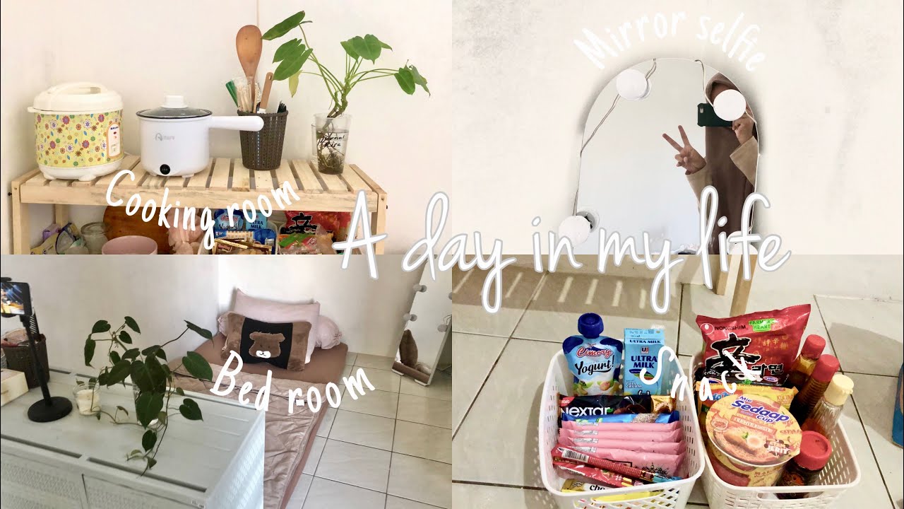 A day in my life anak kost | hari pertama jadi anak kost, unboxing paket🎁, beres-beres✨🌷