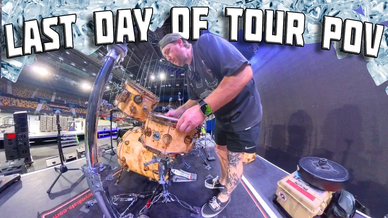 Последний день австралийского тура | Взгляд техника по барабанам | Брисбен