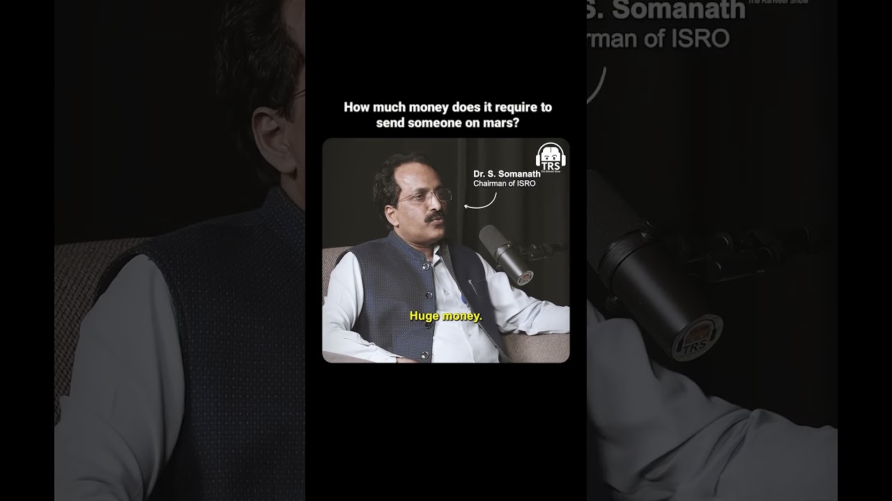 Money Required To Go To Mars Ft. ISRO Chief #shorts