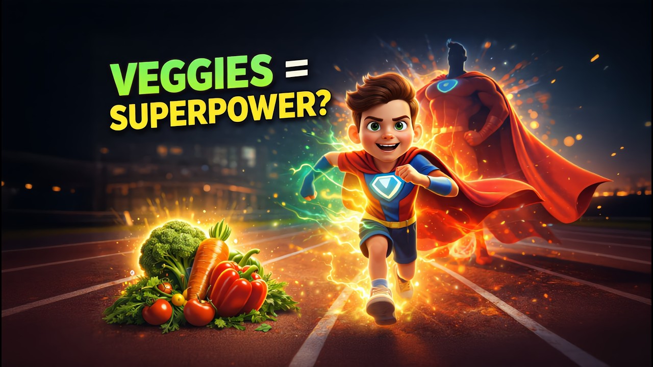 Vegetables Win The Race: A lovely story that encourages children to eat vegetables.