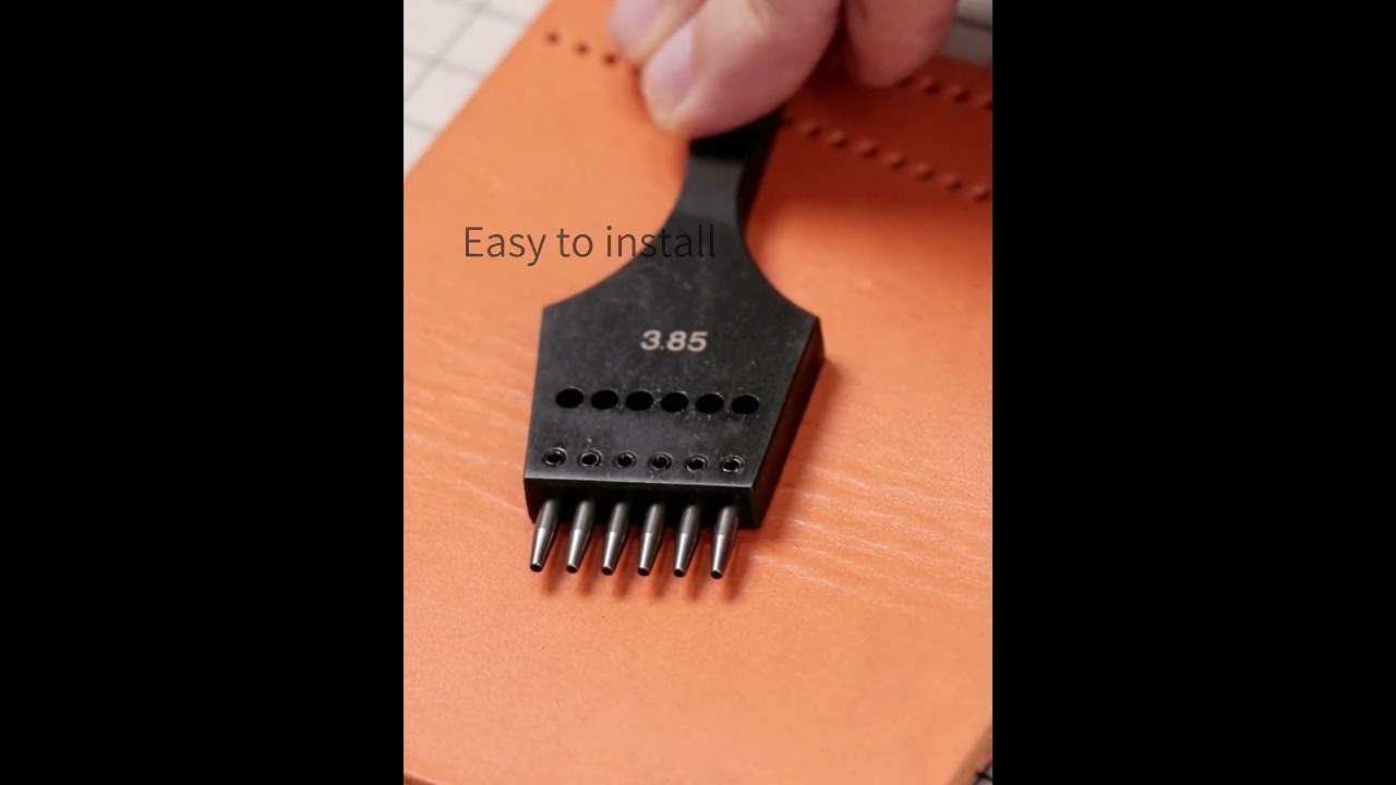 Look no further than the Replaceable Circle Leather Hole Punch from Wuta Leather. 🌟✂️