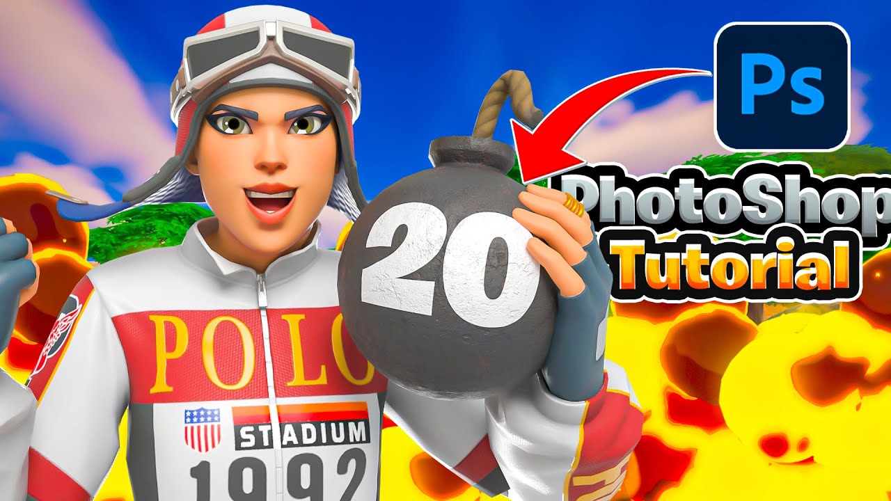 How to Make *GODLY* Fortnite Thumbnails (PhotoShop Tutorial)
